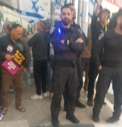 המוחים בחיפה מופתעים מהאכיפה המשטרתית