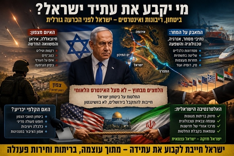 מי יקבע את עתיד ישראל אזרחיה או הלחצים מבחוץ?