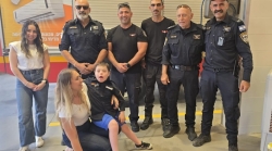 ניידת המשאלות של המשטרה הגשימה את חלומו של בהאא