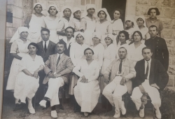 צוות בית החולים בני ציון בשנת 1922