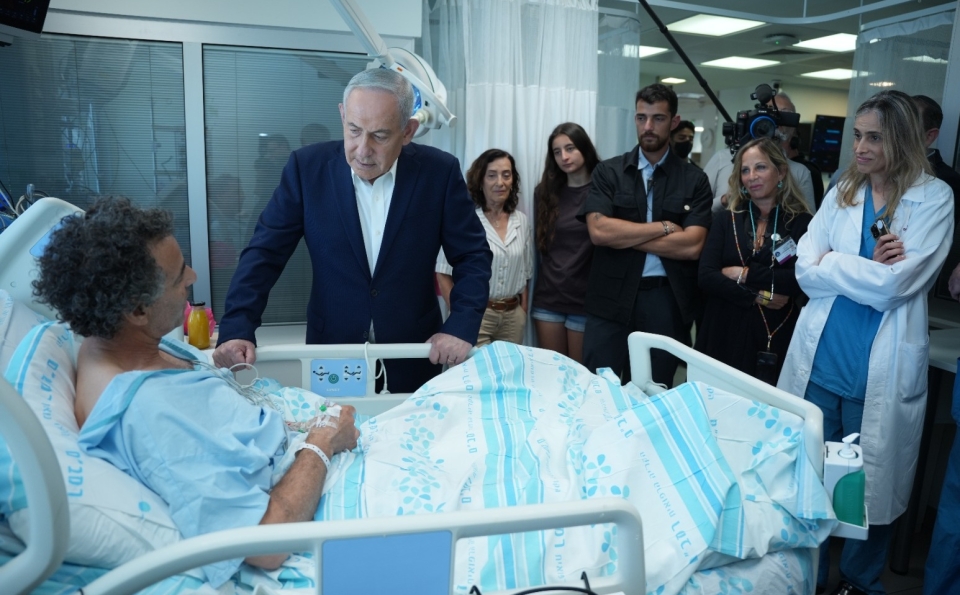 ראש הממשלה נתניהו ביקור אצל חיילי צה