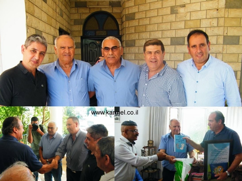 לפני 11 שנה הרב יחיאל אקשטיין ז"ל בביתו של יוסף נסראלדין ז"ל