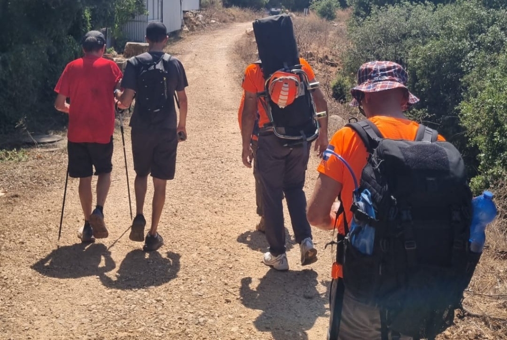 חילצו מטייל מנחל כזיב
