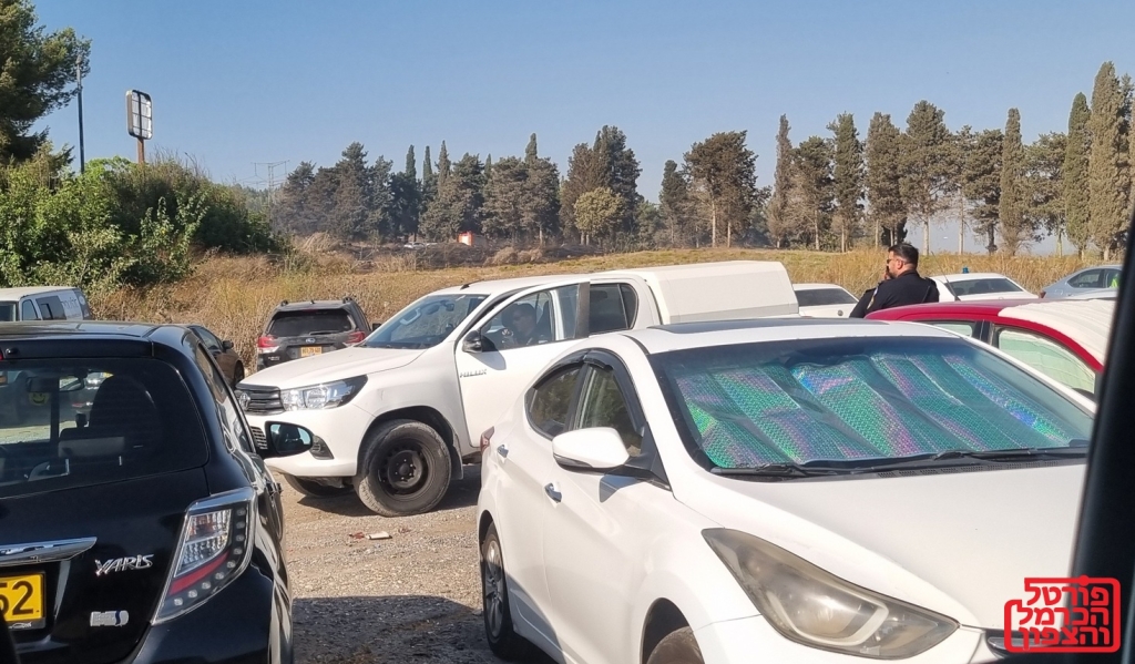 הרכבים לא ניזוקו בשריפה באליקים