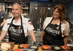 אלי פרץ ובת שבע גואז מנהלי מרחב אשר פורשים לגמלאות