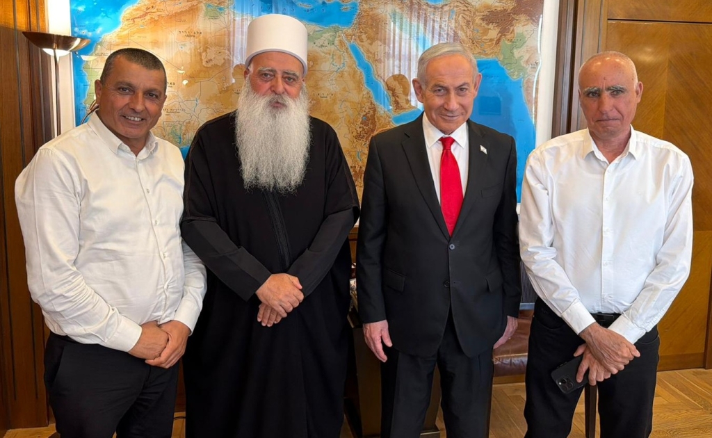 את מי מהפוליטיקאים באו לקדם הדרוזים אצל נתניהו?