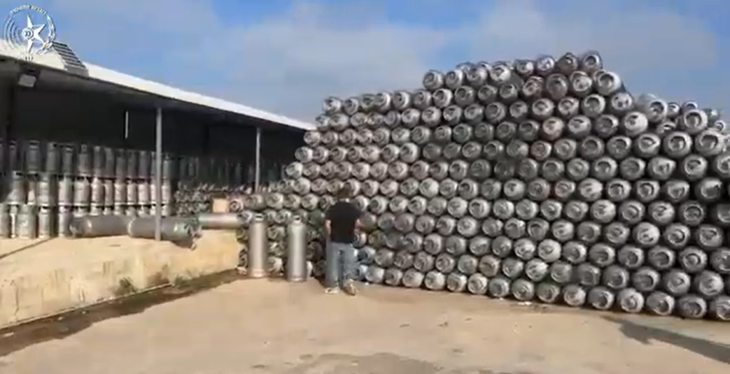מעל חצי טון גז בבלונים נתפסו בדלית אלכרמל ועוספיה