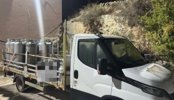 מעל חצי טון גז בבלונים נתפסו בדלית אלכרמל ועוספיה