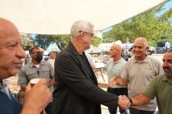גנץ בטקס לזכר נביה מרעי: