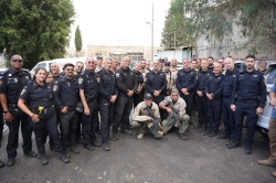 ניצב דני לוי, ביקר בשוק תלפיות בחיפה