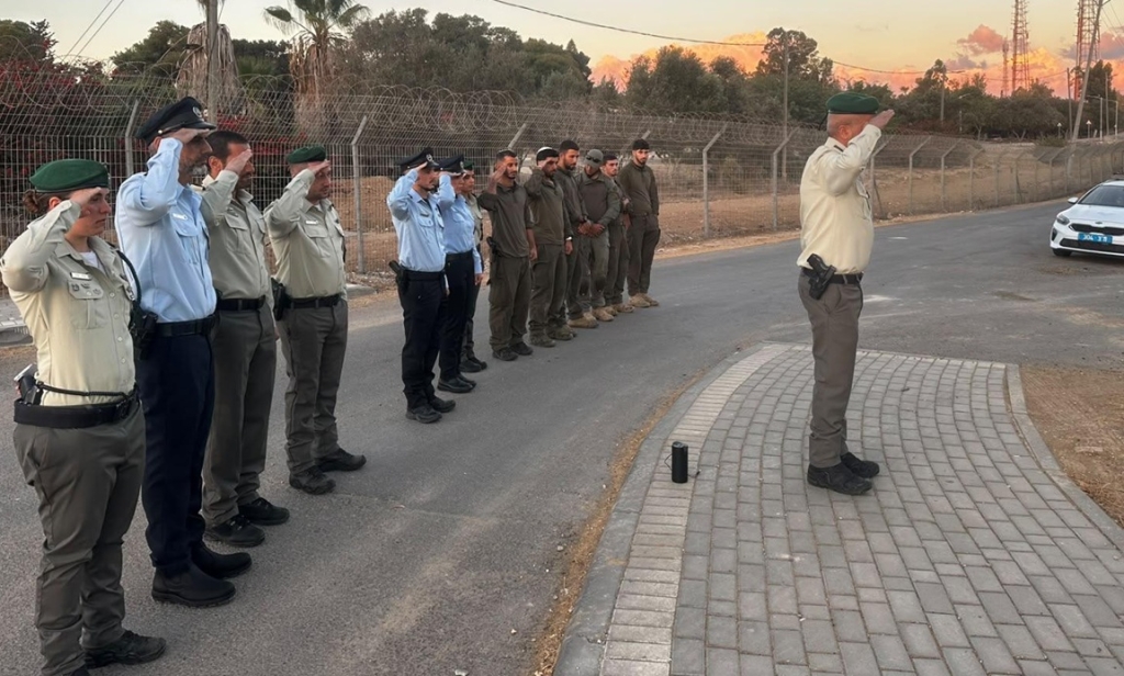 מצדיעים לשוטרים שנפלו ב-7 באוקטובר