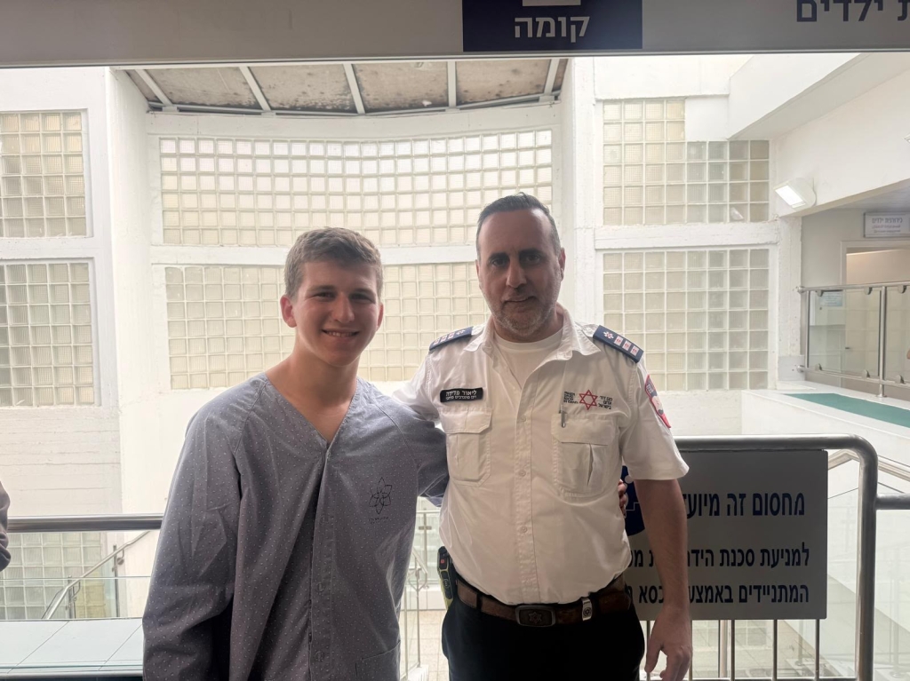 יאיר פרנקנטל התלמיד שנפצע מהפיצוץ ברכס רמים