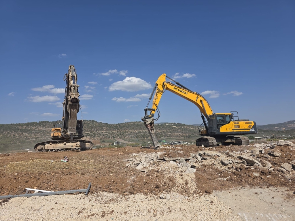 הרשות לאכיפה במקרקעין הרסה גן אירועים בלתי חוקי בדיר חנא