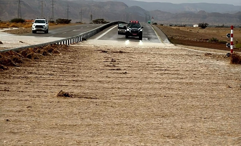 כל הדרכים לאילת וממנה נחסמו בעקבות מזג האוויר